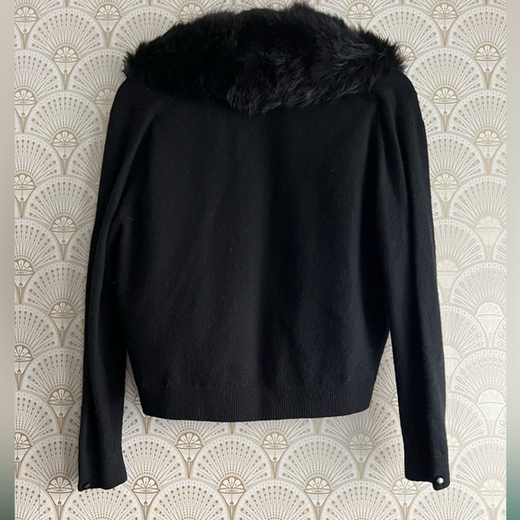 1950’s big fur collar sweater - Picture 2 of 7